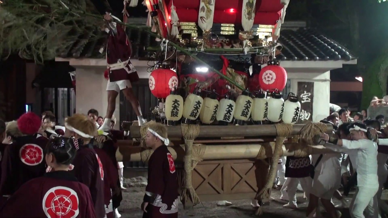 令和元年 弓削神社夏祭り 宵宮宮入
