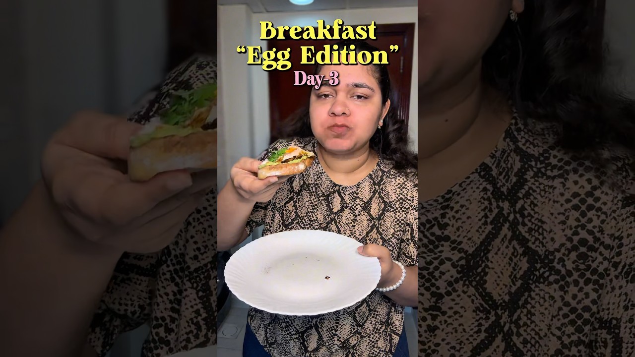 Day-3 | Breakfast | Egg Edition |🍳 Avocado Chili Garlic Egg Toast