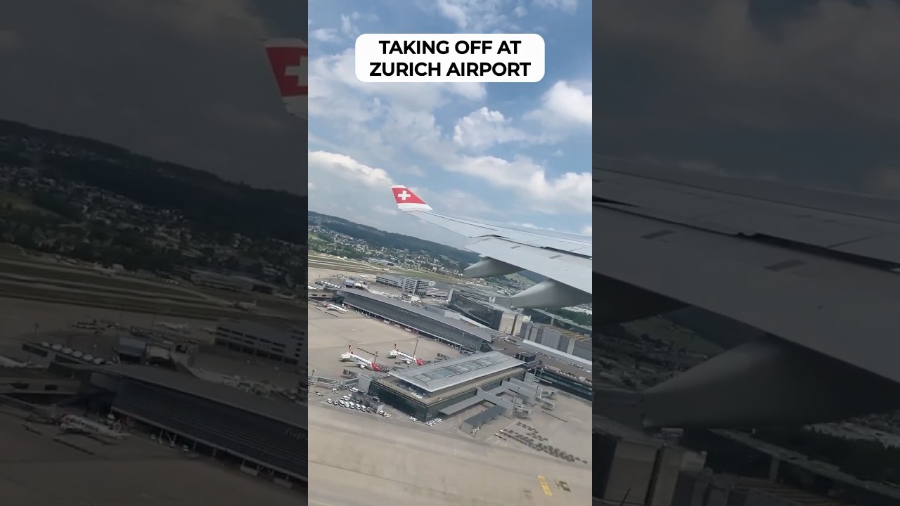 Swiss Air Lines LX242 Take Off at Zurich, June 02 2022 