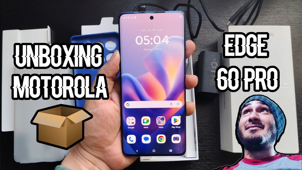 UNBOXING MOTOROLA EDGE 60 PRO PANTONE DAZZLING BLUE 😎✌️