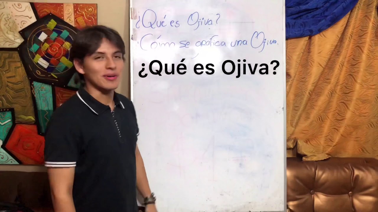 OJIVAS ( Estadística) -Jean Zambrano