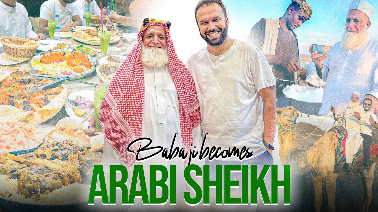 Baba Ji Banay Sheikh Sahab 👳🏽‍♂️🐪 Best Desi Food in Madinah Review😋 Trying Camel Milk First Time