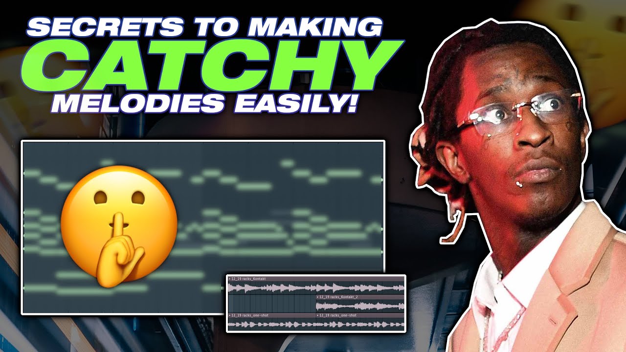 SECRETS TO MAKING CATCHY MELODIES EASILY! ( How To Make Melodies Easily Fl Studio )