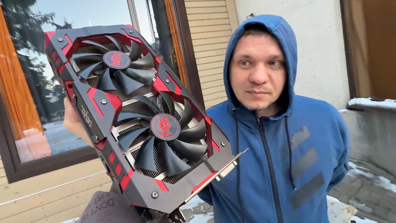 Клиент выкинул RX580 за 5000 рублей на улицу!