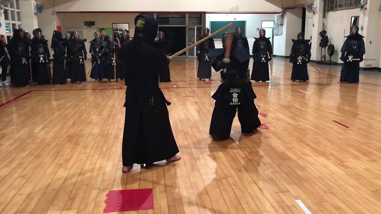 會田 彰 (範士八段) vs 劉 有元 (教士七段 - 當時) 模範稽古 2019-0916 台灣 桃園劍道館