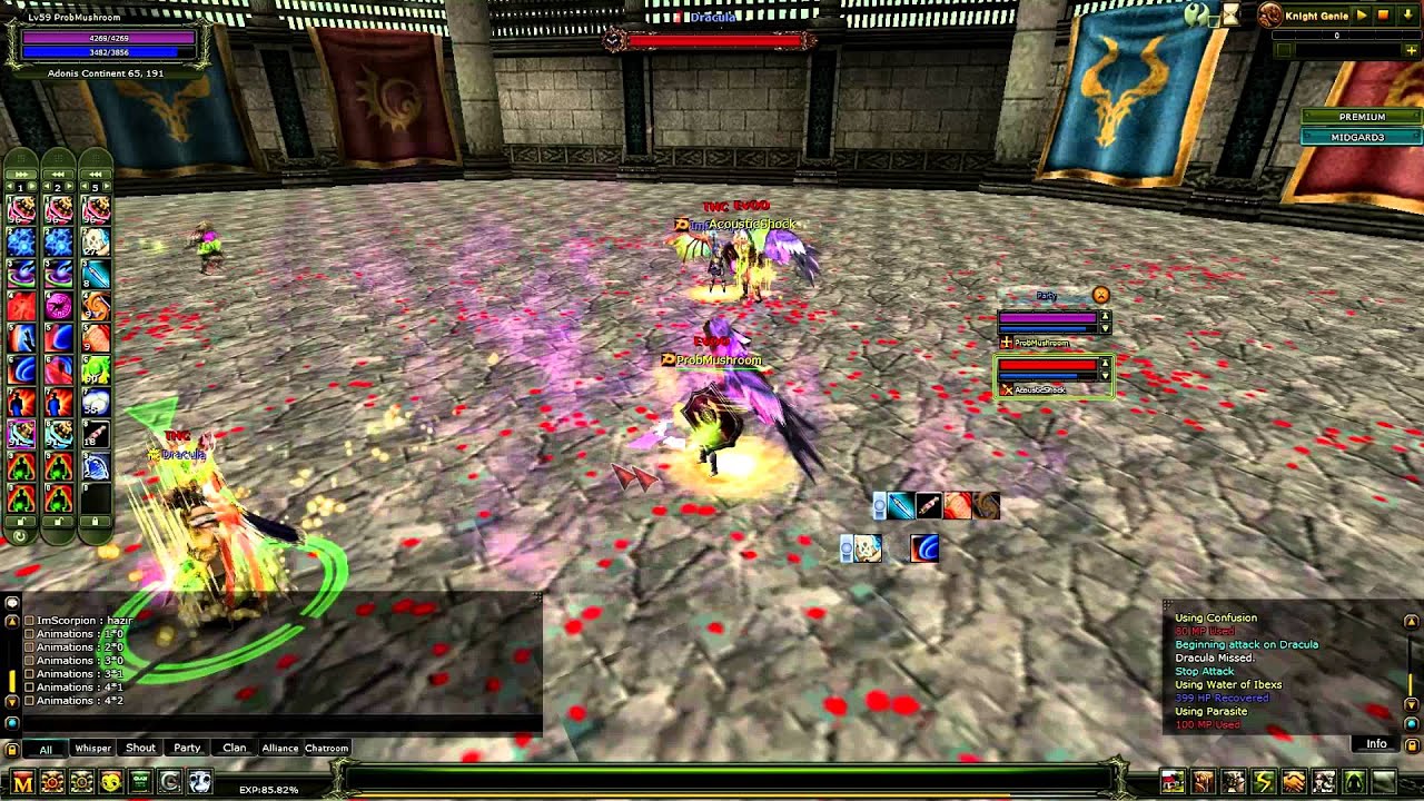 ProbMushroom&AcousticShock vs Dracula&ImScorpion ANLAŞMALI 2v2 Movie Midgard Ardream #TS3