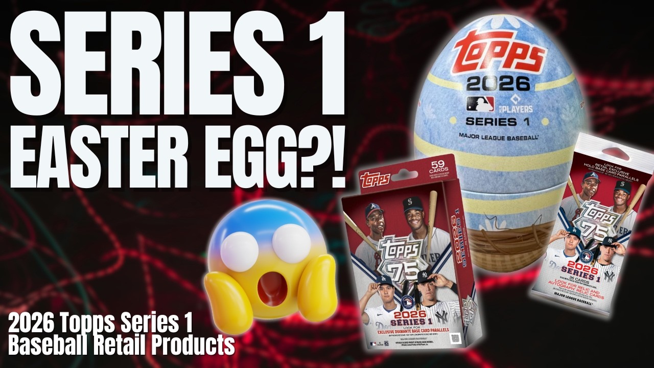 2026 Topps Series 1 Baseball — Easter Egg Tin, Hanger Box & 3 Fat Packs Rip!