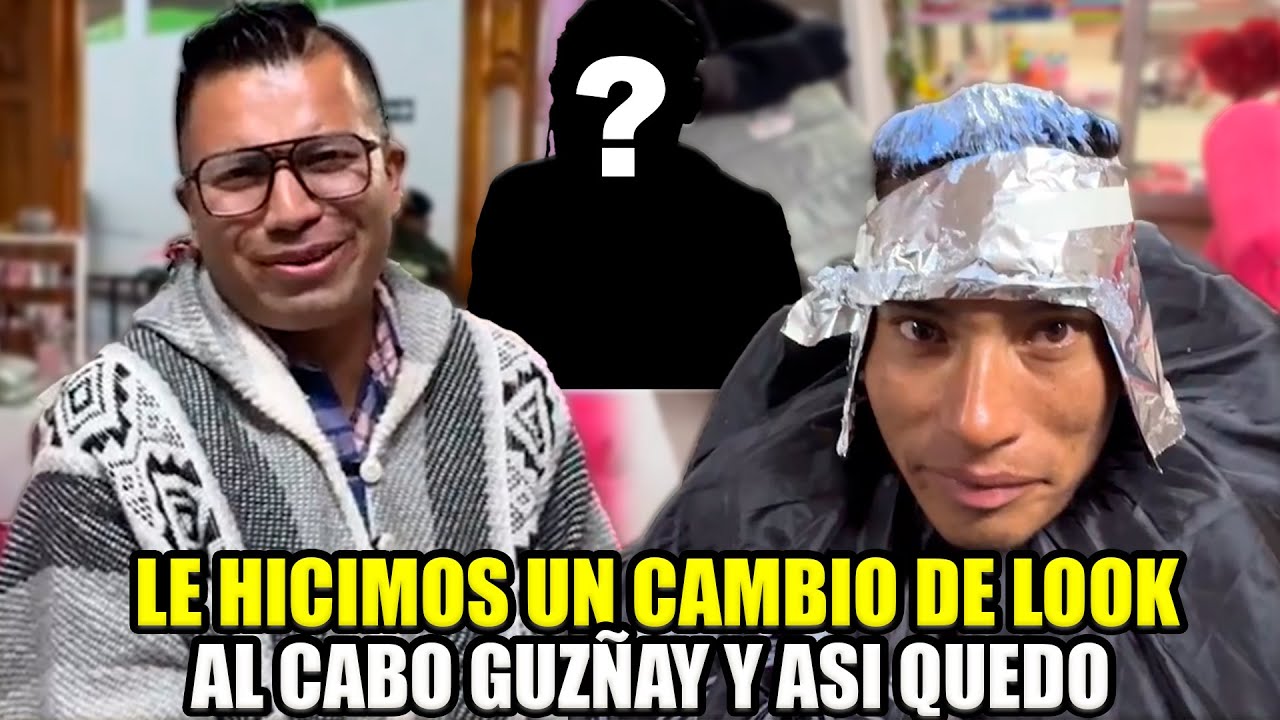 Este es el nuevo look del cabo Guzhñay (broma p3sad@)