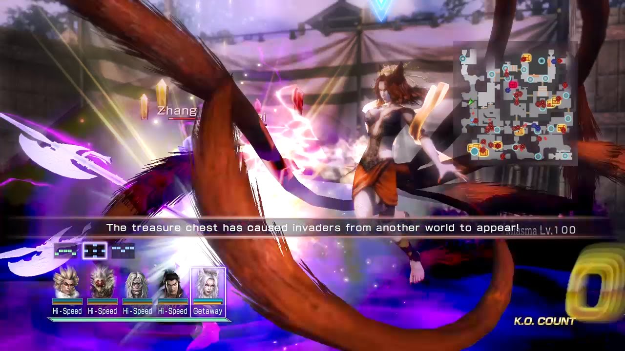 Warriors Orochi 3 Ultimate - Kyubi - 10 Star Gauntlet Mode Solo Run