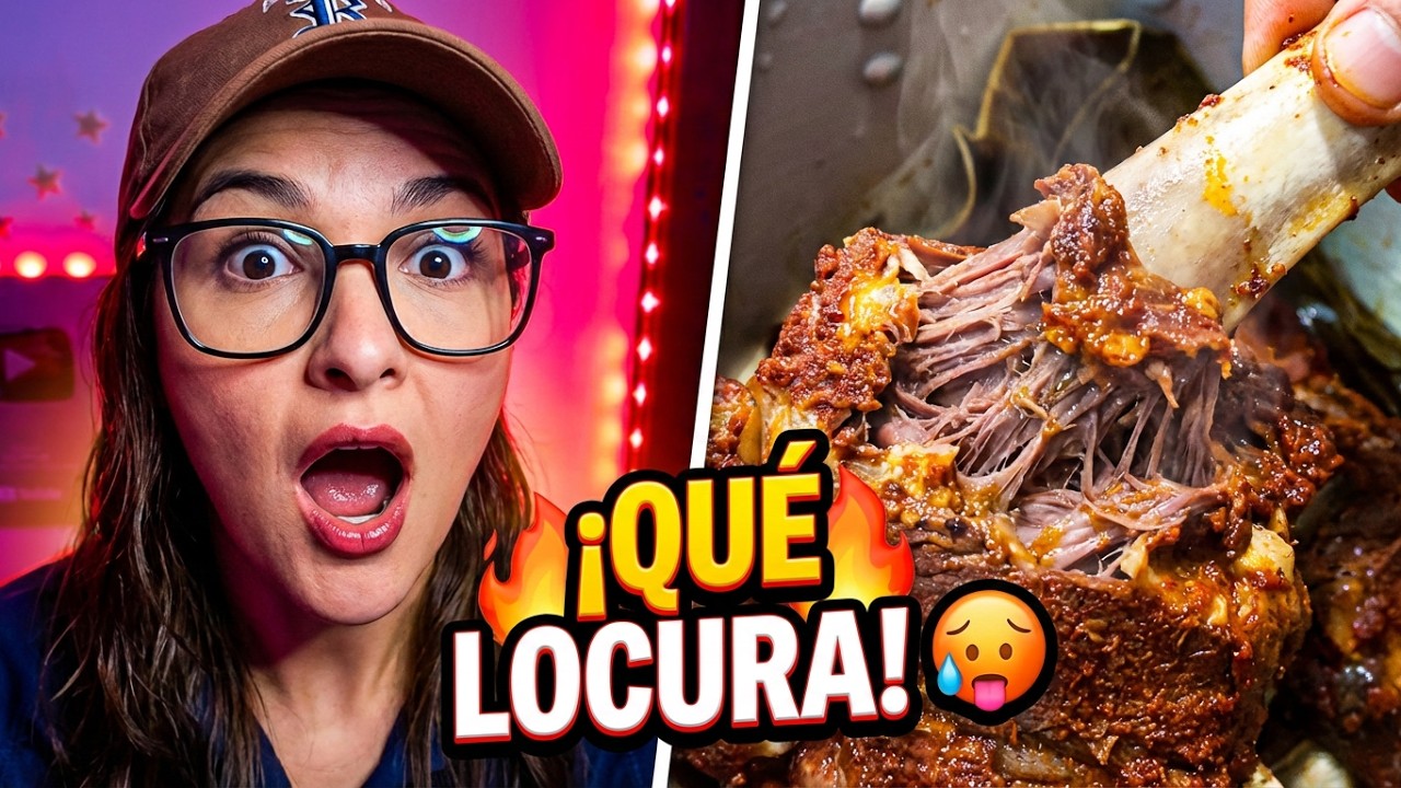 NO PUEDE SER 🥵🇻🇪 VENEZOLANA REACCIONA 😱 Barbacoa de Borrego 🇲🇽 La Capital *NUNCA HE COMIDO ESTO*