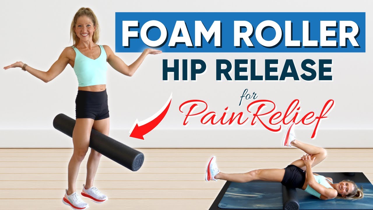 Foam Roller Hip Release for Pain Relief 💪 FOLLOW ALONG 10 Minutes