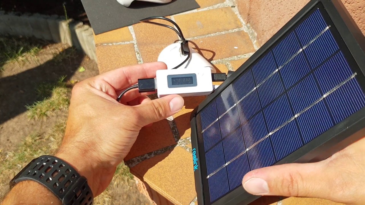 Reolink Solarpanel für Argus 2 Wireless Outdoor AKKU IP Kamera Wetterfest 4 Meter Kabel