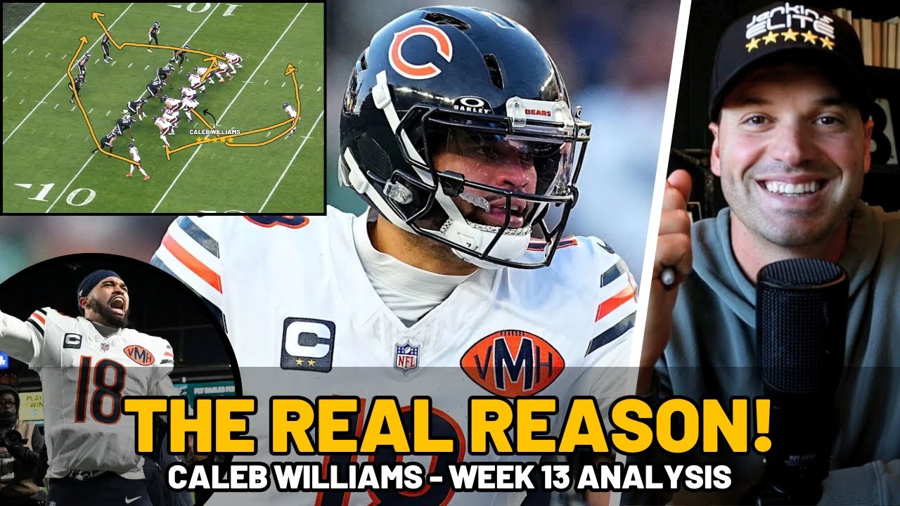 The REAL Reason Caleb Williams Is Dominating! | Week 13 Film Analysis vs Philadelphia Eagles