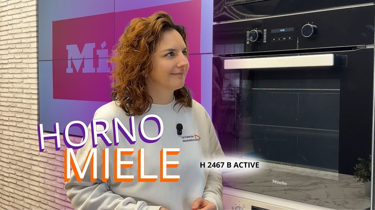 ♨ Miele H 2467 B ACTIVE  | Horno Multifunción de 76 litros con función Airfry y conectividad