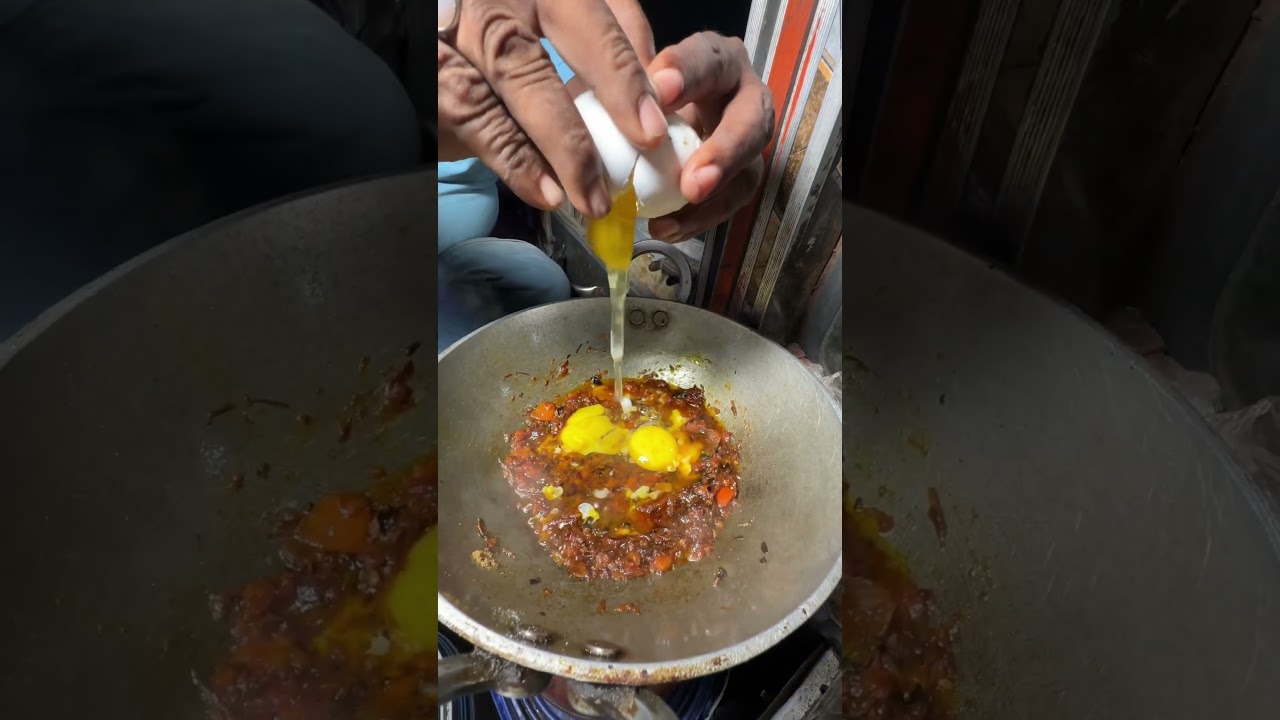 Aaj truck Mai Banega Anda bhujiya 😋 || #shorts