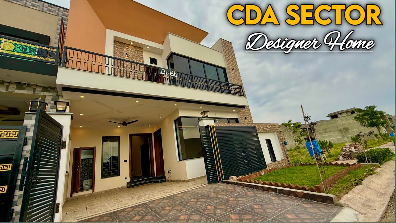 7 Marla (30' x 60') Beautiful Double heighted Designer House For Sale in CDA SECTOR F-17 ISLAMABAD