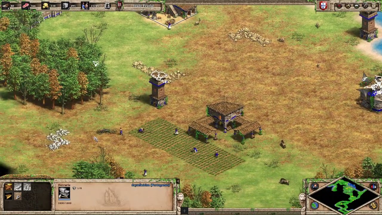 AOE II – Definitive Edition: Modo Escaramuça: Jogo Padrão – Budapeste