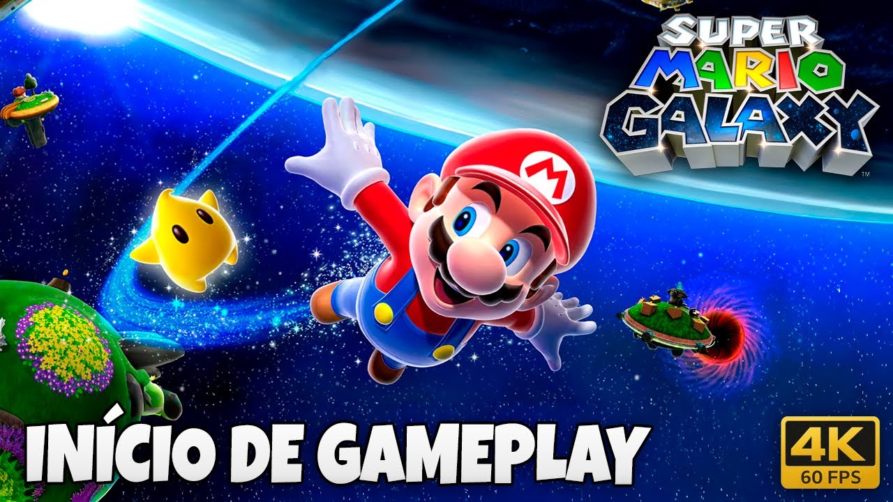 Super Mario Galaxy #1 - Início de gameplay | Switch 2 • 4K60 • PT-BR