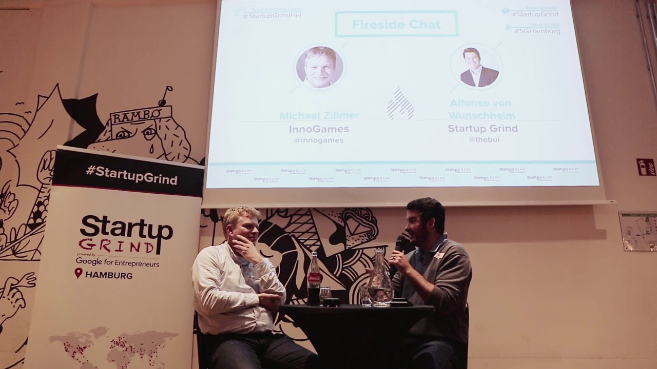 Startup Grind Hamburg hosts Michael Zillmer (InnoGames)