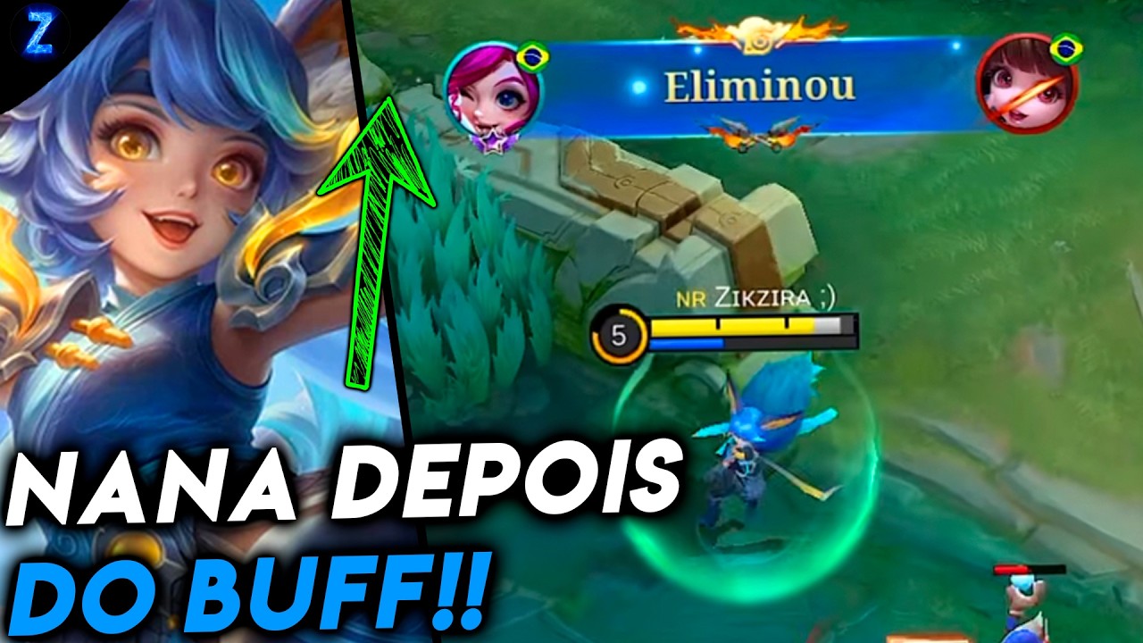 A NANA DEPOIS DO BUFF, FICOU BOA?? - NANA GAMEPLAY | Mobile Legends