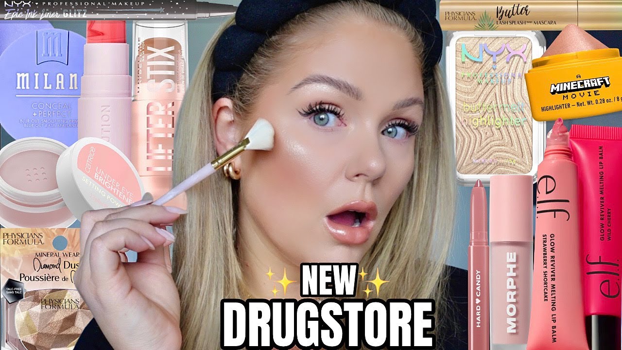 Testing New VIRAL *DRUGSTORE* Makeup 2025 🤩 New elf, Milani, Maybelline, NYX Cosmetics & more!