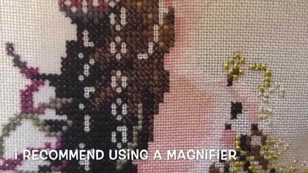 Cross Stitch #26 - Part 2.  Stitching skin 1 over 1