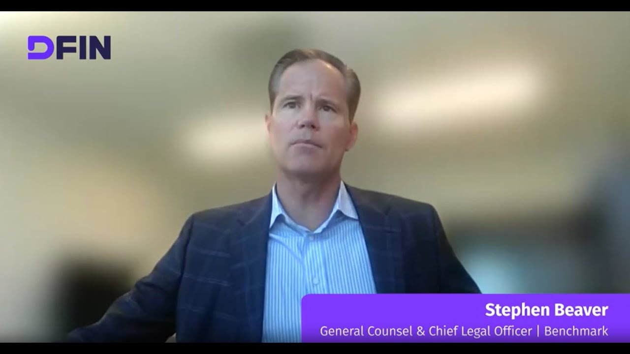 DFIN ActiveDisclosure Client Testimonial – Benchmark