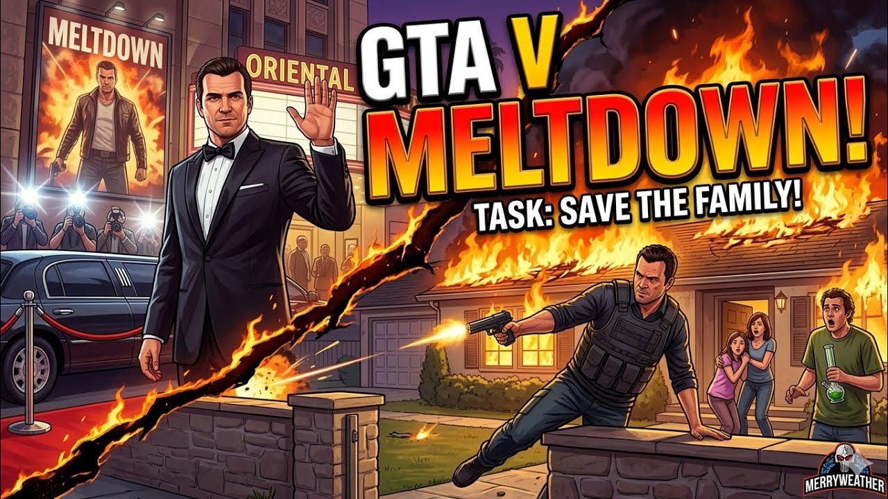 MICHAEL SAVED HIS FAMILY FOR MERRYWEATHER IN GTA 5 | GTA 5 PART 28