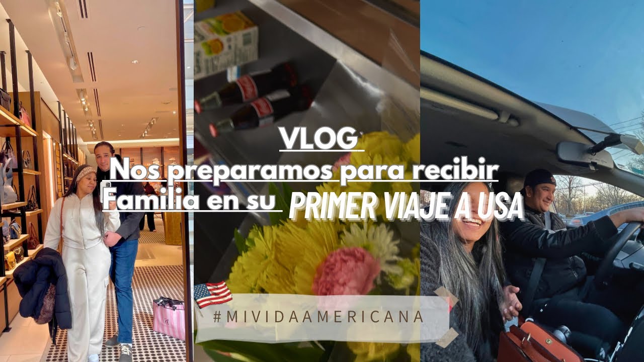 SU PRIMER VIAJE A USA ✈️  🇺🇸: compramos regalos, comida y preparamos la casa | Vlog 1