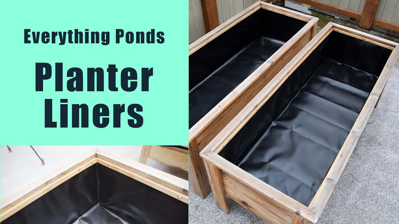 How to Line a Planter - Planter Liners at Everything-Ponds.com