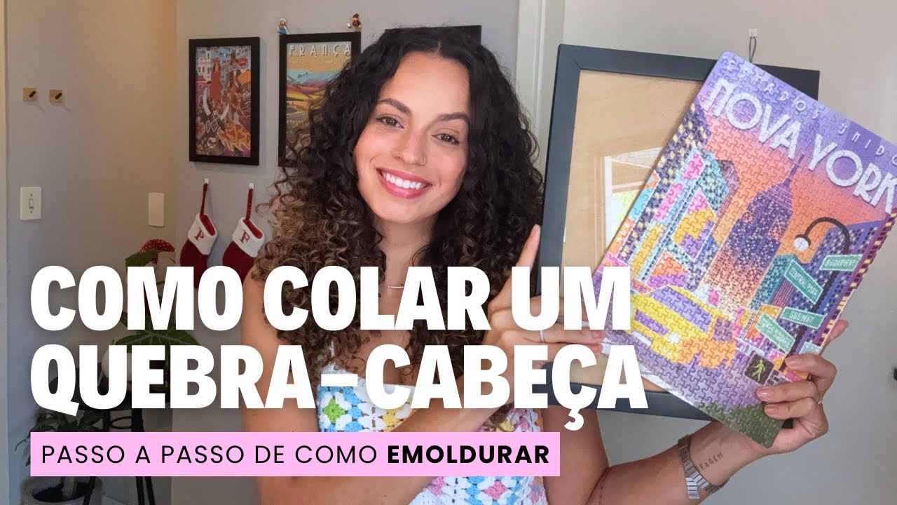 Como colar um quebra-cabeça ✨