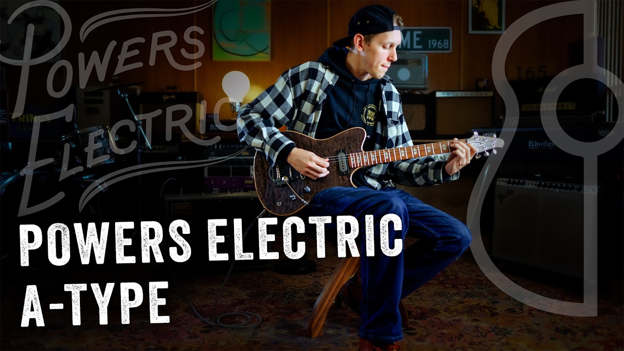Powers Electric A-Type Select Quilt Top FF42 CamTail & @BensonAmps Redland | TME #guitar