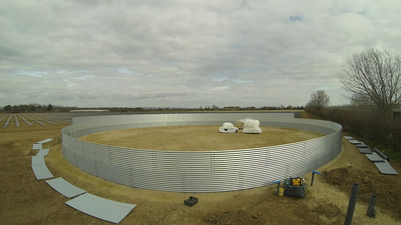 Building a big BUWATEC water tank