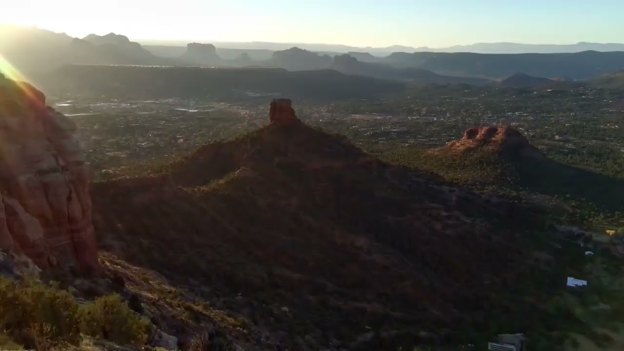 Sedona, Capitol Butte, Thunder Mountain, Drone, It&rsquo;s a bad day to be a hot dog
