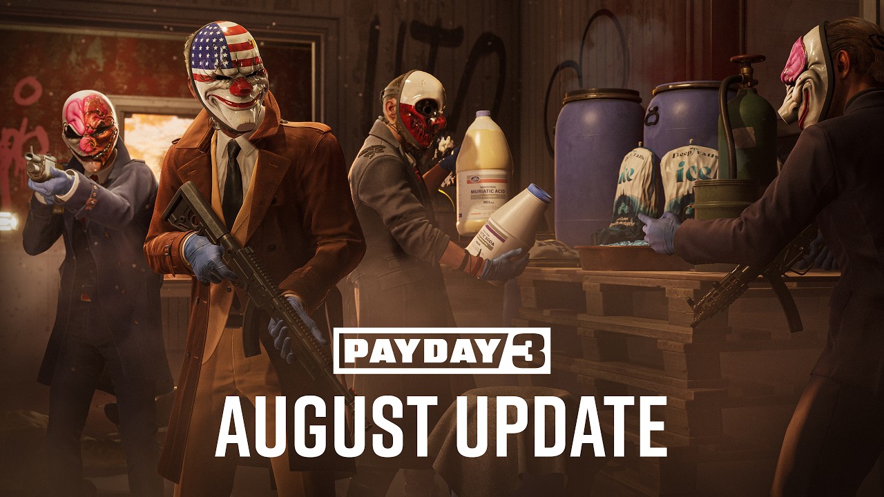 PAYDAY 3: Обновление UE5 за август 2026 года уже в игре