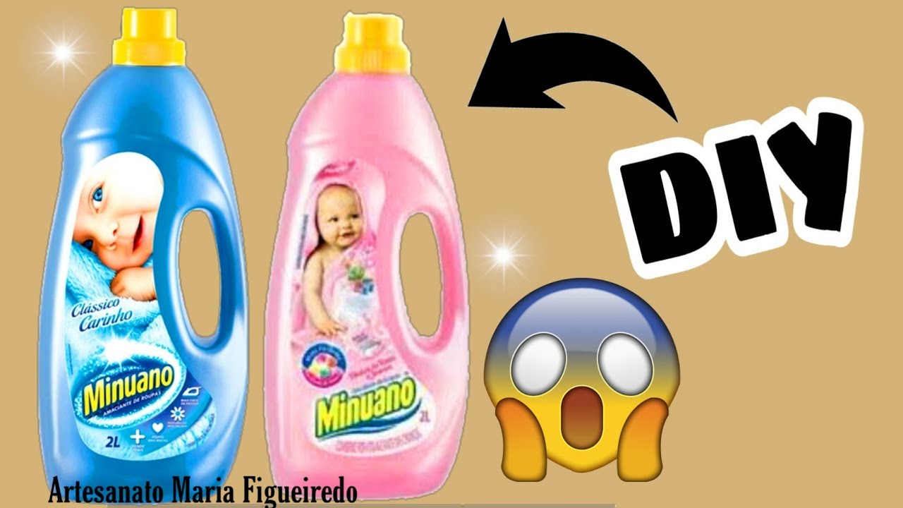 Idéias com Garrafa de Amaciante