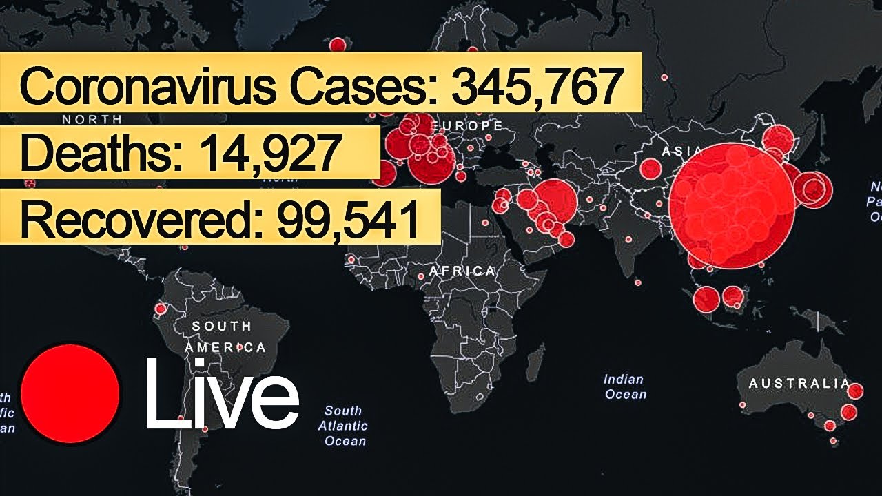 🔴LIVE: Coronavirus death toll, infections and recoveries Deaths: 15,900 Coronavirus Cases: 350,767+
