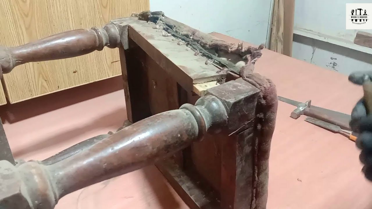 From Useless to Beautiful – Wooden Stool Restoration