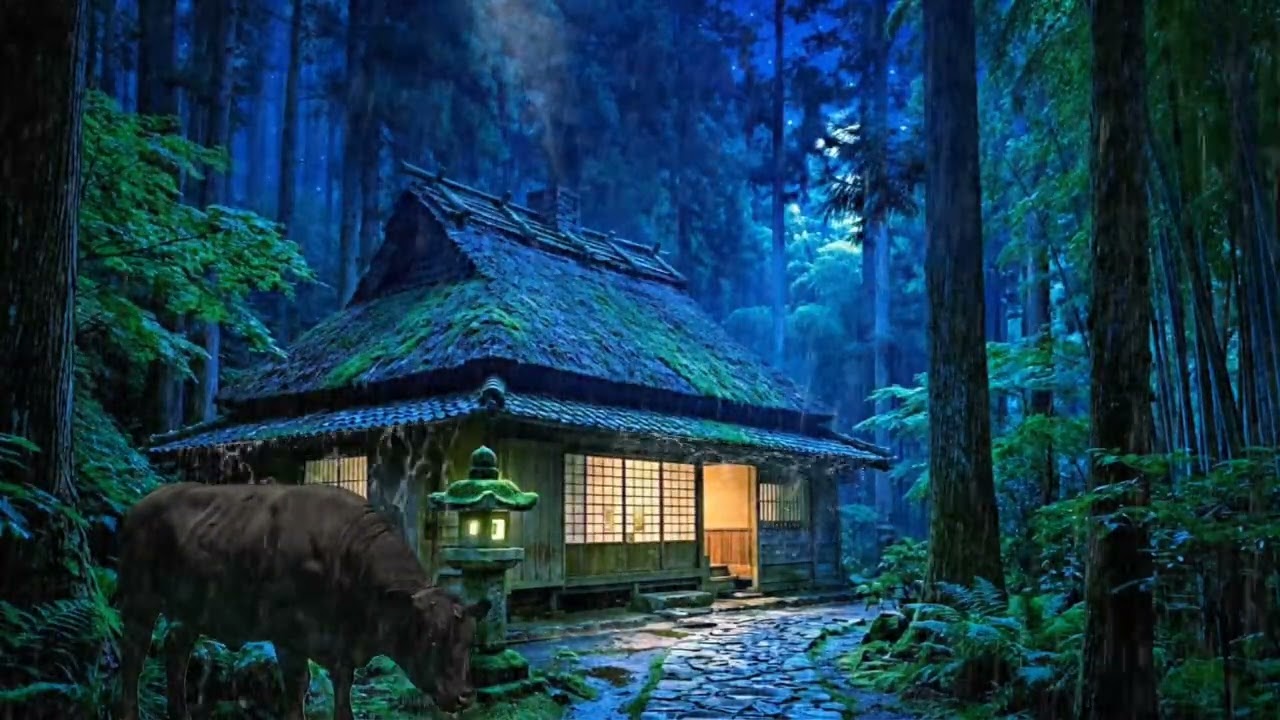 🌧️ Cabin Rainfall Therapy 💤 Stress Relief, Insomnia Cure & Sleep Aid 🏡
