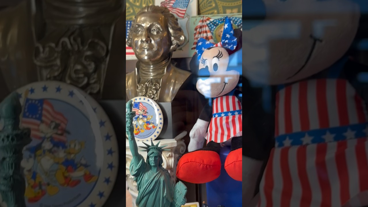 Our Disney patriotic display - ￼ a tribute to America