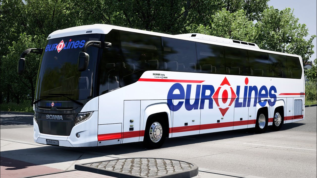 DLC Scania Touring HD v1.3 | Free Download | Euro Truck Simulator 2 ETS2 Bus Mod 1.54