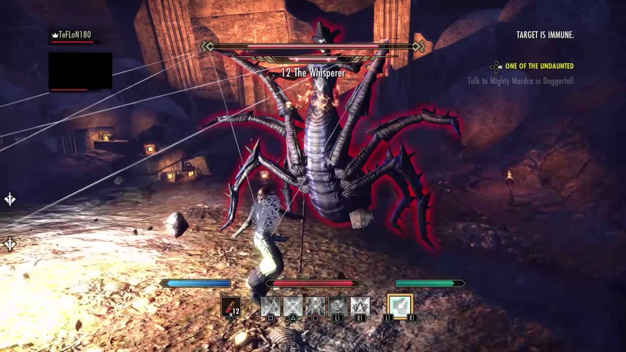 Elder Scrolls Online (PS4): How To Beat The Whisperer [Group Dungeon Gameplay]
