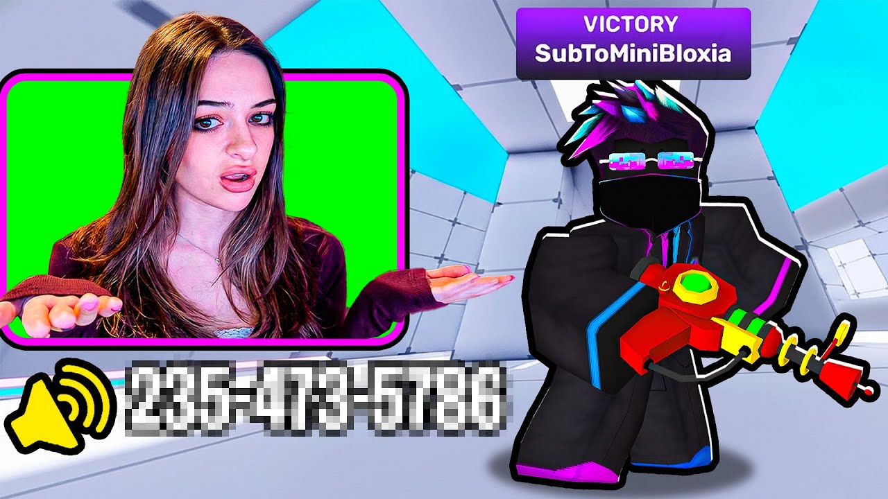I 1v1ed a STREAMER for her PHONE NUMBER in Roblox Rivals!