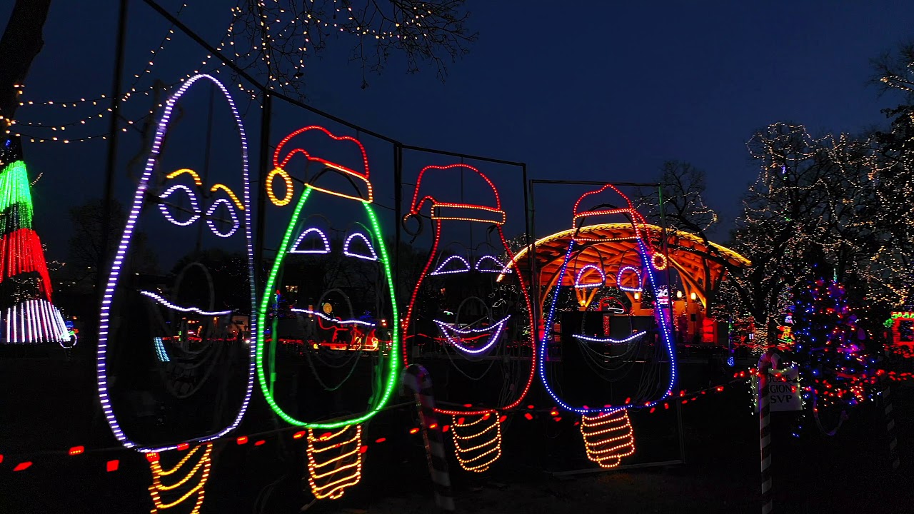 2020 UWL Winter Aerials of Rotary Lights
