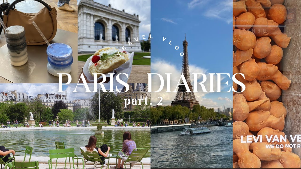 Paris solo diaries .⋆⛲. |Jardin de Tuileries,hidden cafés, jap bakery, museums,Eiffel Tower & more