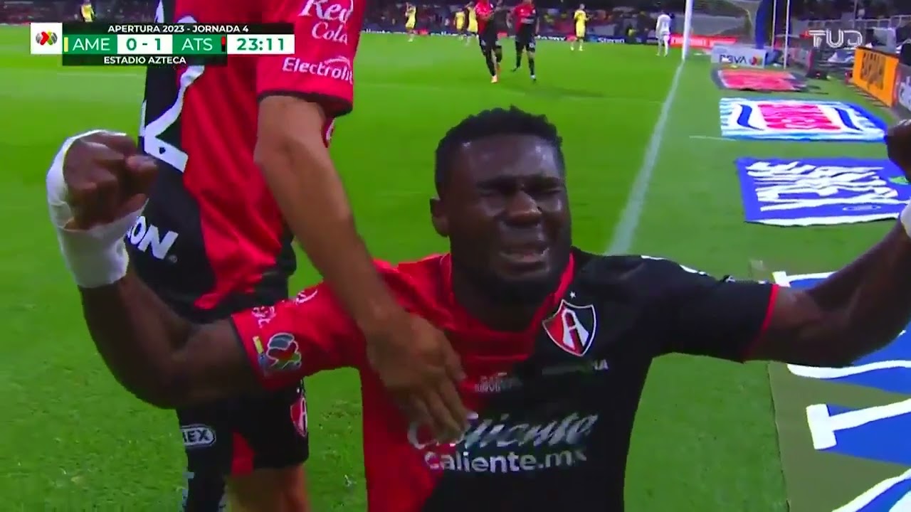 Gol del Atlas vs ame en el Azteca .. J4 Ap23