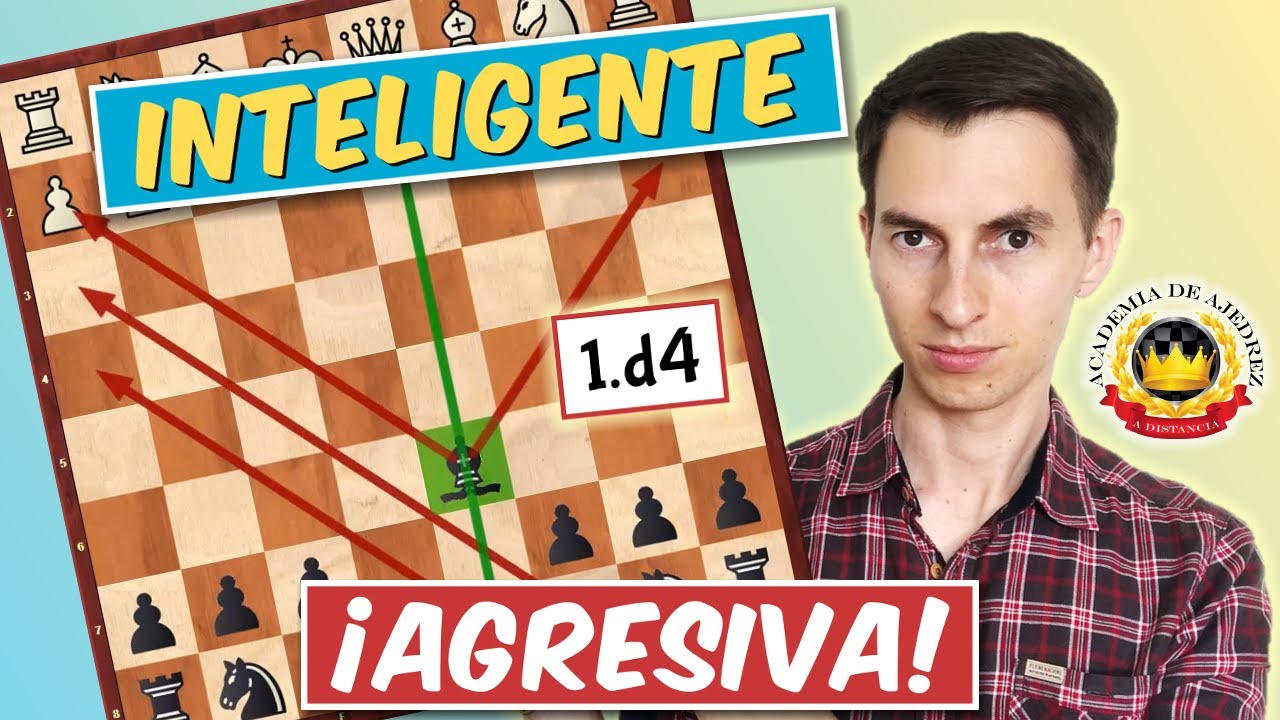 ¡Juega así! 👊 RESPUESTA agresiva e INTELIGENTE contra 1.d4 (Gambito ENGLUND)