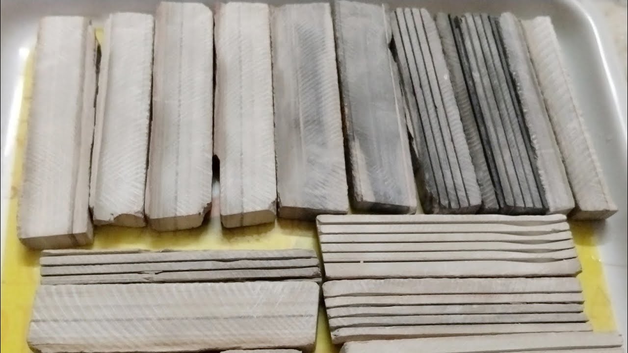 🤩Black🖤 and White🤍 Slate Chips And Groves Satisfying Dry Scraping Video💥⚡