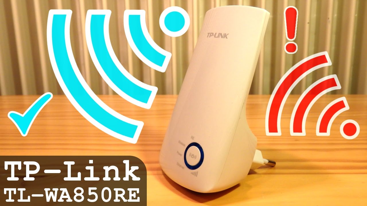 TP-Link TL-WA850RE Wi-Fi Extender • Unboxing, installation, configuration and test
