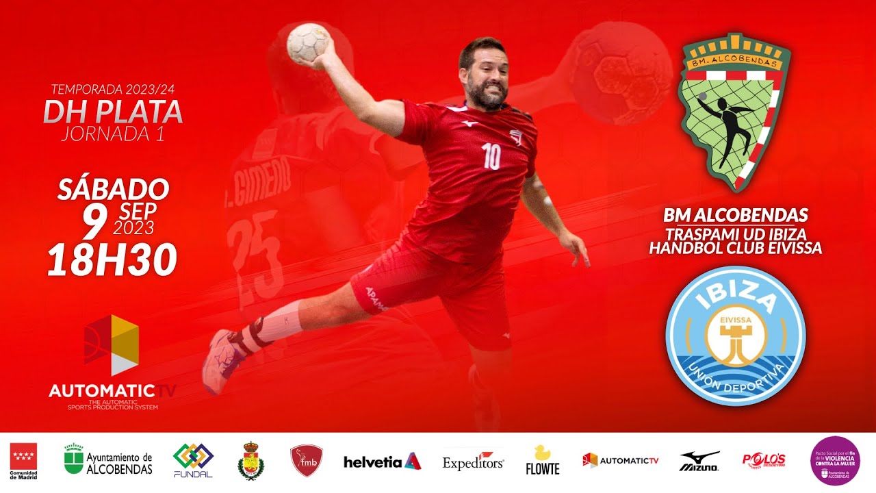 DHPLATA jornada 1 BM ALCOBENDAS - TRASPAMI UD IBIZA HANDBOL CLUB EIVISSA